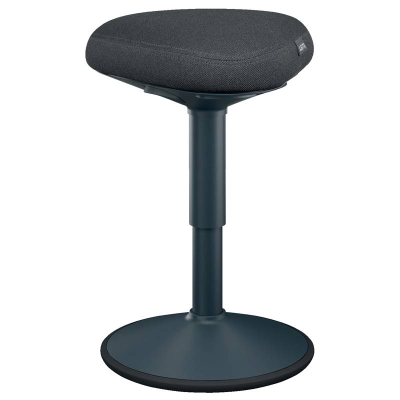 Aflastningsstol Leitz Active 47-64cm Comfort s&aelig;de m&oslash;rkegr&aring;