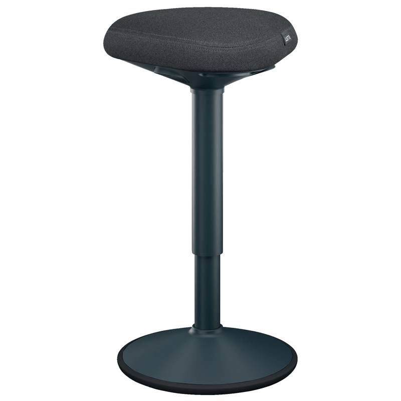 Aflastningsstol Leitz Active 57-82cm Comfort s&aelig;de m&oslash;rkegr&aring;