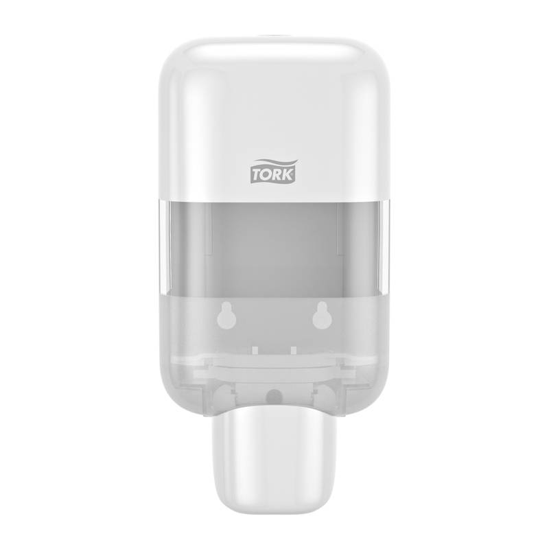 Dispenser Tork Mini S5 t/s&aelig;be og desinfektion hvid 565200