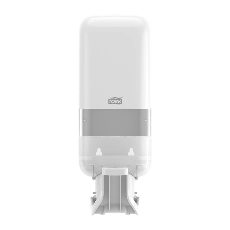 Dispenser Tork S4 t/s&aelig;be og desinfektion m/albuegreb hvid 564100