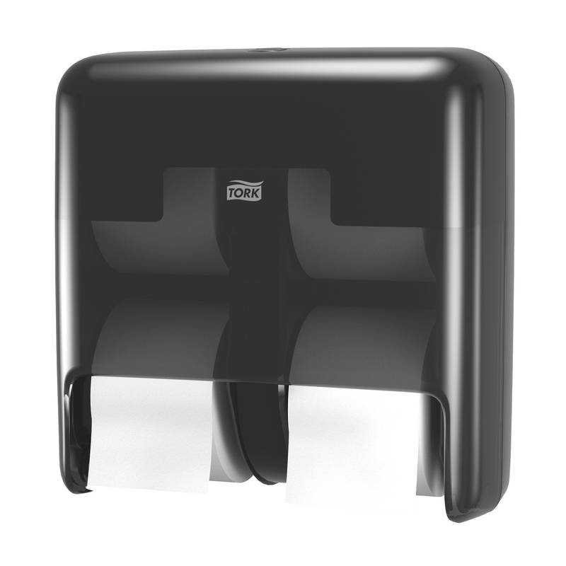 Dispenser Tork OptiServe T7 sort 4 ruller u/hylse 558052
