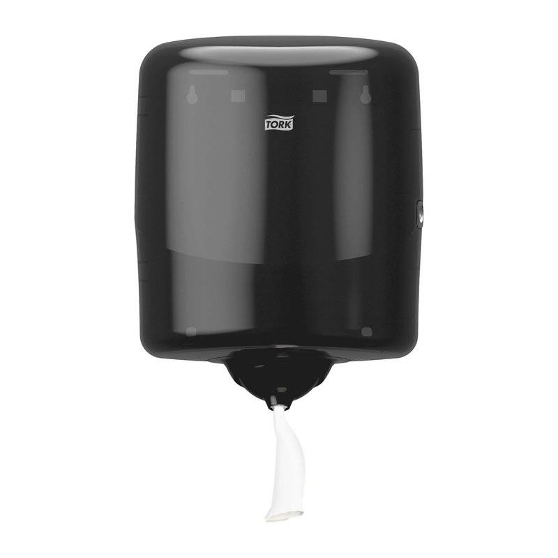 Dispenser Tork Reflex M4 sort 473191 Aft&oslash;ringspapir dispenser M Reflex