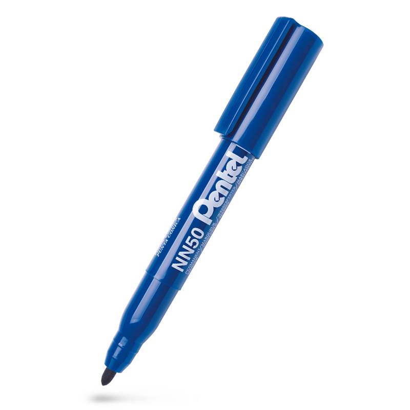 Marker Pentel NN50-C, bl&aring; Rund 4-6 mm RECYCOLOGY