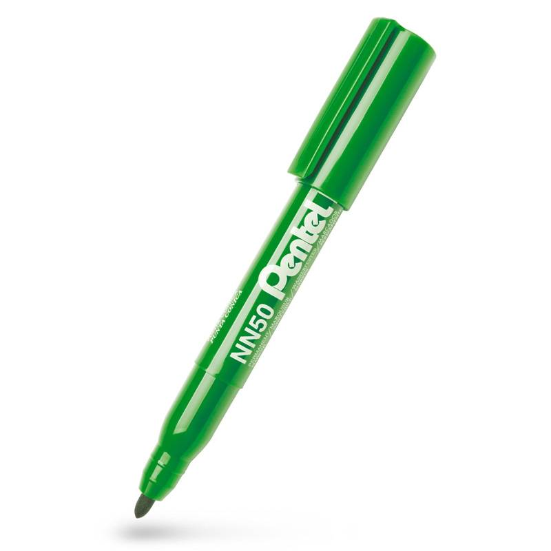 Marker Pentel NN50-C, gr&oslash;n Rund 4-6 mm RECYCOLOGY