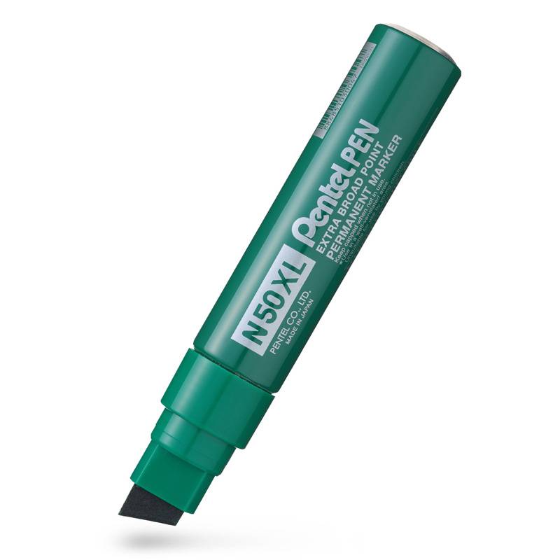 Marker Pentel N50XL-D gr&oslash;n Skr&aring; 8-15mm