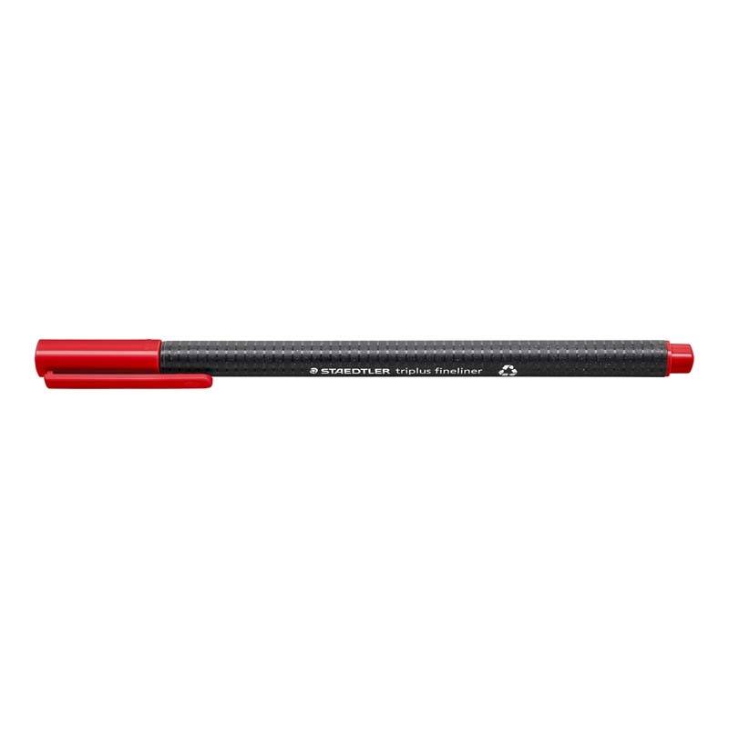 Fineliner STAEDTLER Triplus r&oslash;d 0,3mm 97\% RCP