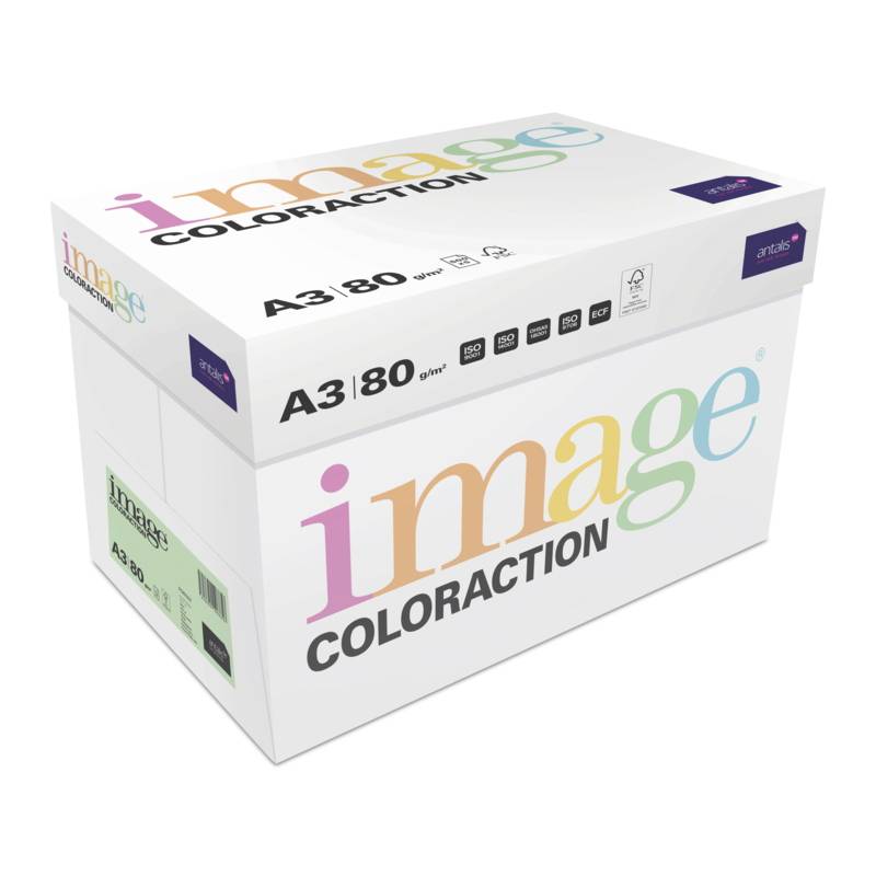 Kopipapir Image Coloraction A3 80g Forest Pastel gr&oslash;n 500ark/pkt