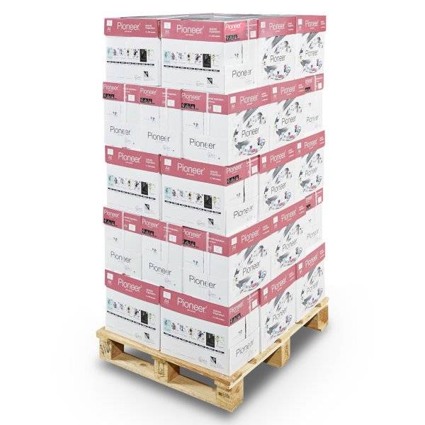 Kopipapir Pioneer 80g A4 2500ark/pak office paper hvid NonStopBox
