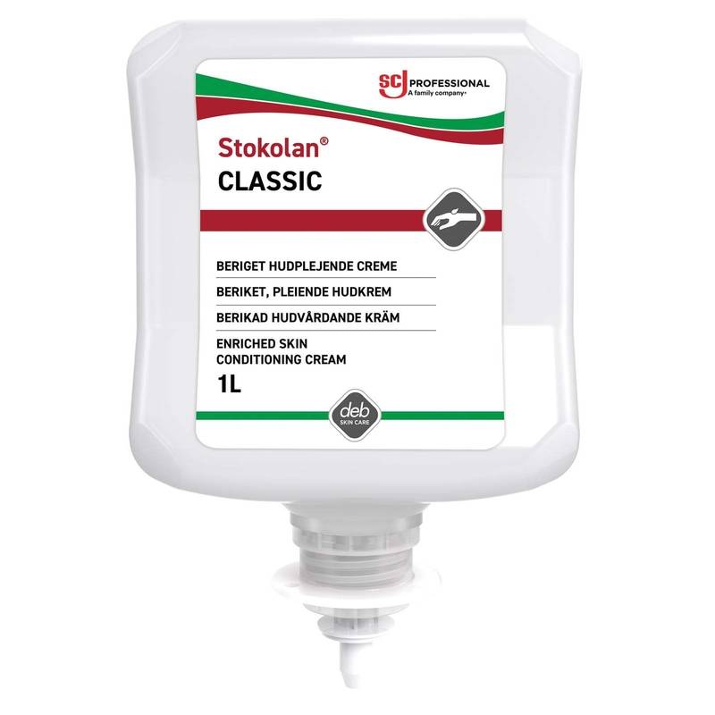 Hudcreme Stokolan Classic 1l SCL1L H&aring;ndcreme Deb P&aring;fyldning 1.000 l