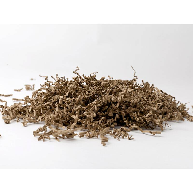 Sizzlepak neutral 10kg/stk Pakkefylld kr&oslash;llet Kraftpapir naturlig