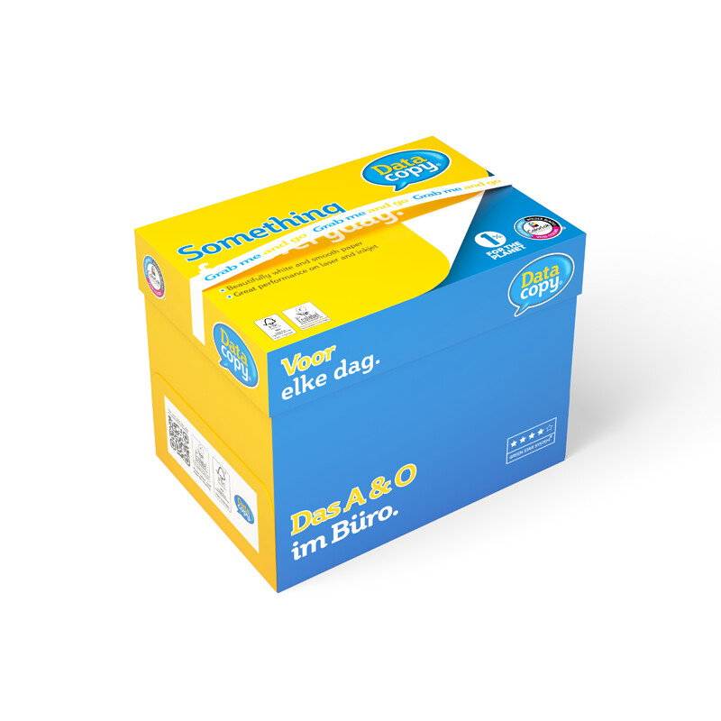 Kopipapir Data Copy 80g A4 500ark/pak premium paper hvid 80g/m2