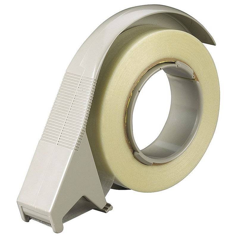 Tapedispenser H-12 25mm t/fibertape Scotch til h&aring;ndholdt brug gr&aring;
