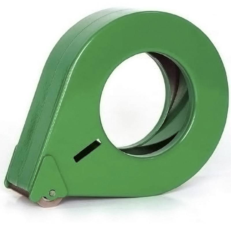 Tapedispenser metal 25mm lukket h&aring;ndholdt