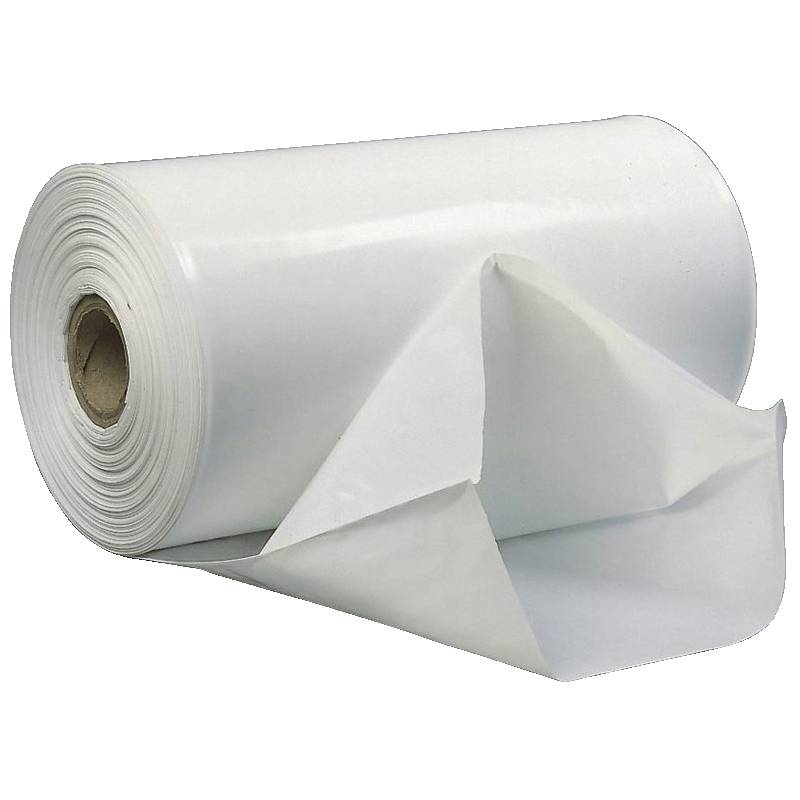 Plastikr&oslash;rfilm hvid 600x0,10mmx300m R&oslash;rfolie Rulle x 300.00 m LD-PE