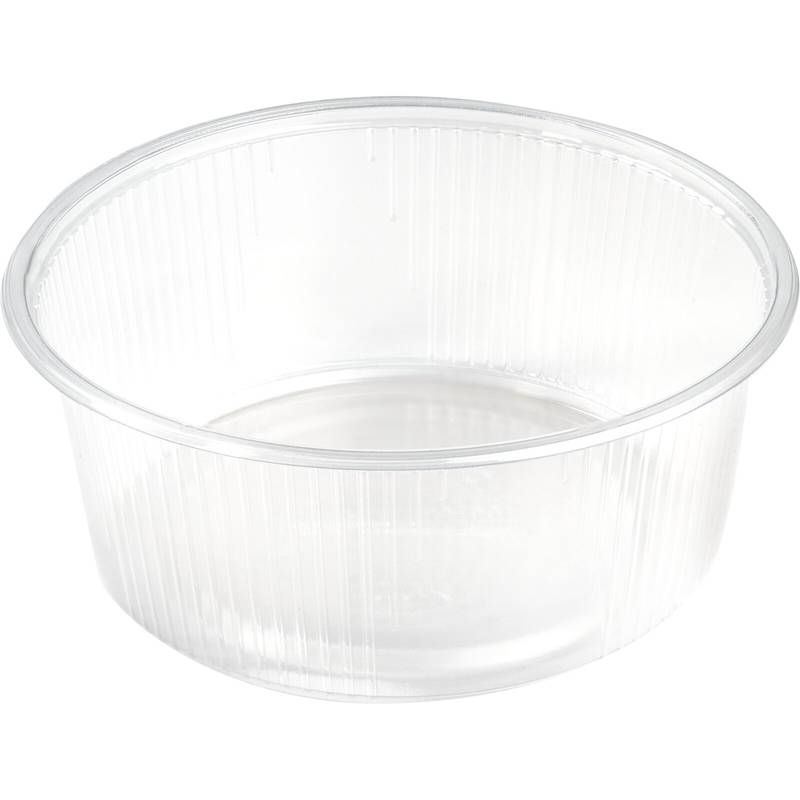 Plastb&aelig;gre 10-250 rund klar PP 250ml &Oslash;101x50mm 100stk/pak