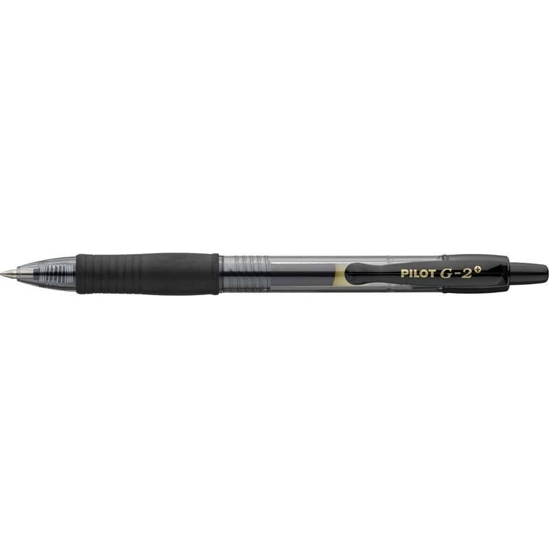 Gelpen Pilot G-2 sort 0,7mm BL-G2-7 medium