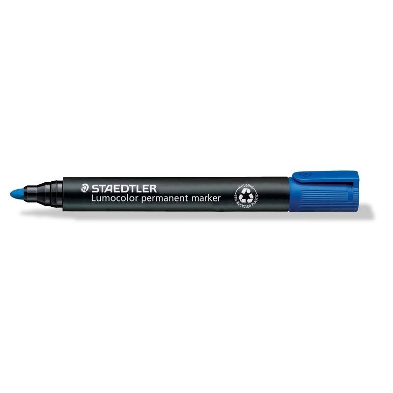 Marker STAEDTLER Lumocolor 352 permanent bl&aring; 2mm bullet 352-3