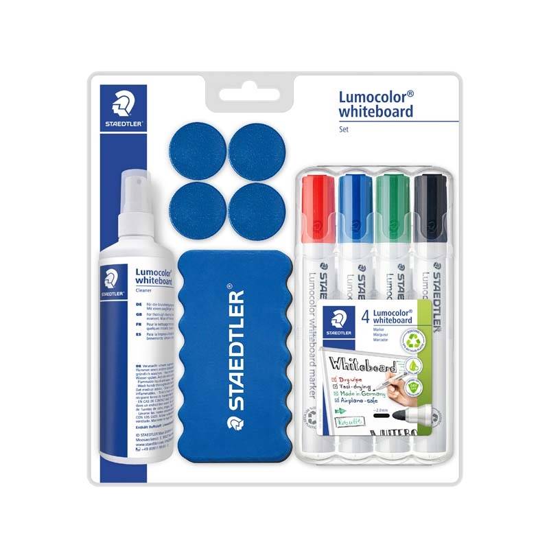 Startkit Staedtler t/whiteboardtavle Whiteboardmarker assorteret