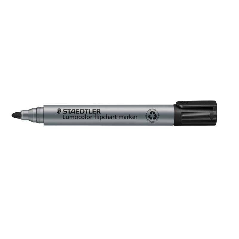 Marker Lumocolor Flip Chart sort 2mm 356-9