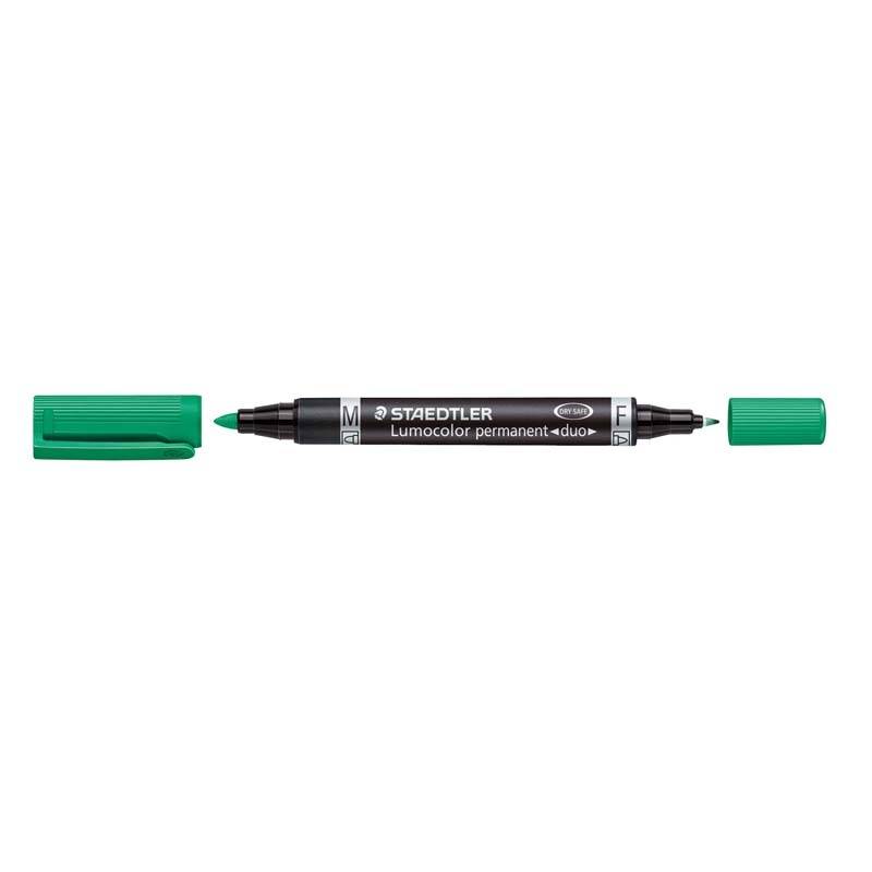 Marker Lumocolor Duo F 0,6mm /M 1,5mm gr&oslash;n 348-5