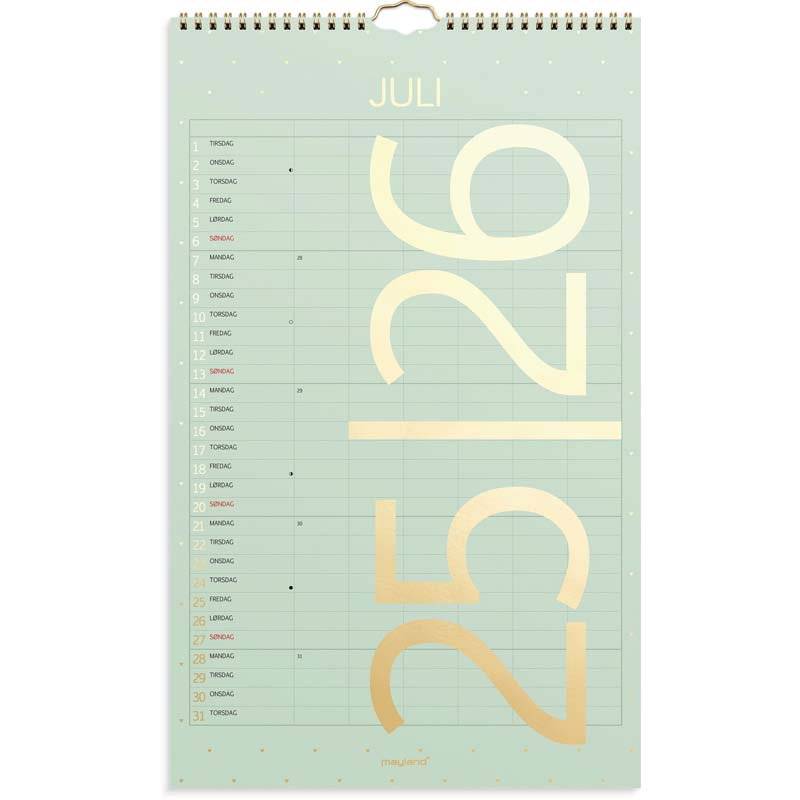 Familiekalender Studie Color 2025/2026