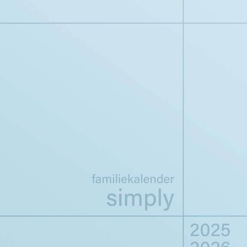 Familiekalender Studie Simply 2025/2026