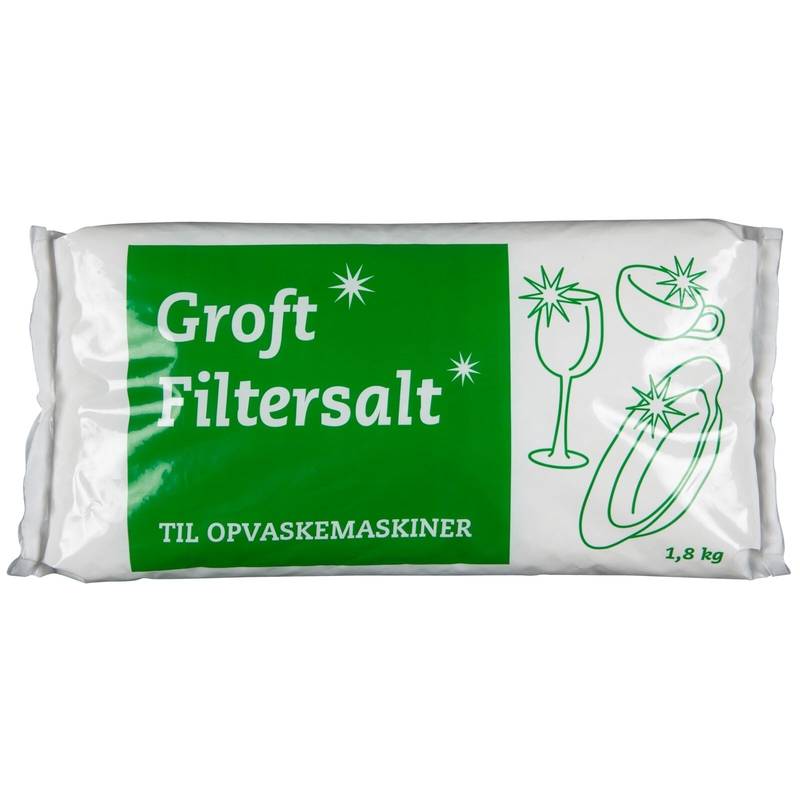 Salt til opvaskemaskine 1,8kg hvid 1 stk