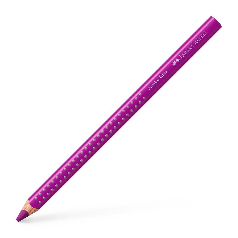 Farveblyant, Faber-Castell Grip, JUMBO, Crimson, trekantet