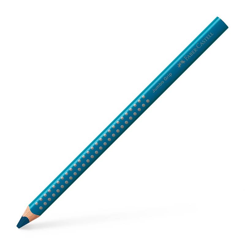 Farveblyant, Faber-Castell Grip, JUMBO, turkis, trekantet