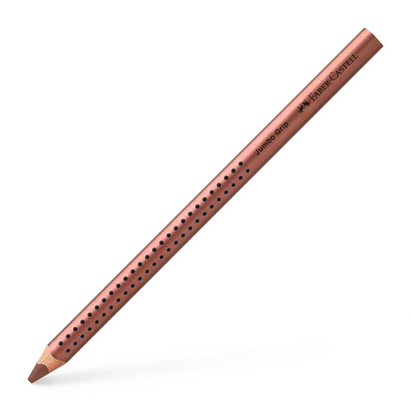 Farveblyant, Faber-Castell Grip, JUMBO, kobber, trekantet
