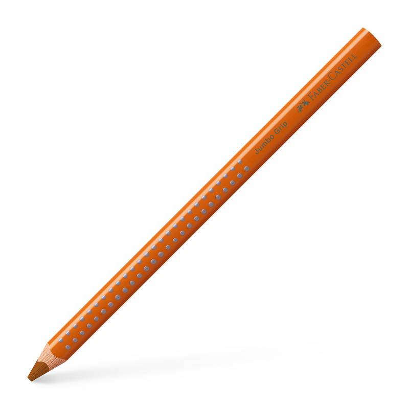 Farveblyant, Faber-Castell Grip, JUMBO, Ochre, trekantet