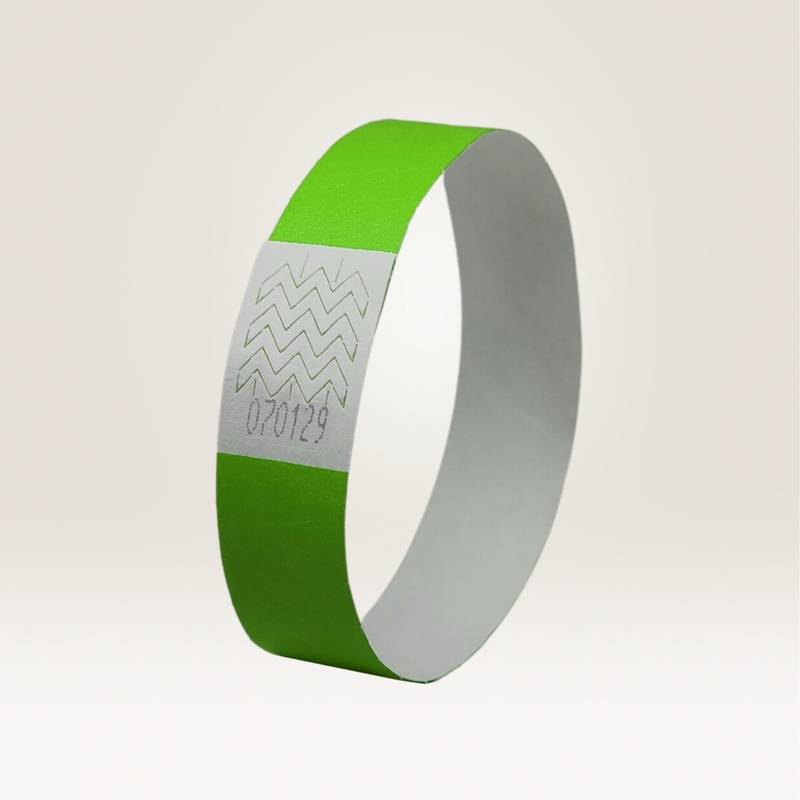 Avery TYVGN-50 Armb&aring;nd, neongr&oslash;n, Tyvek&reg;, 500 stk. 256x19mm