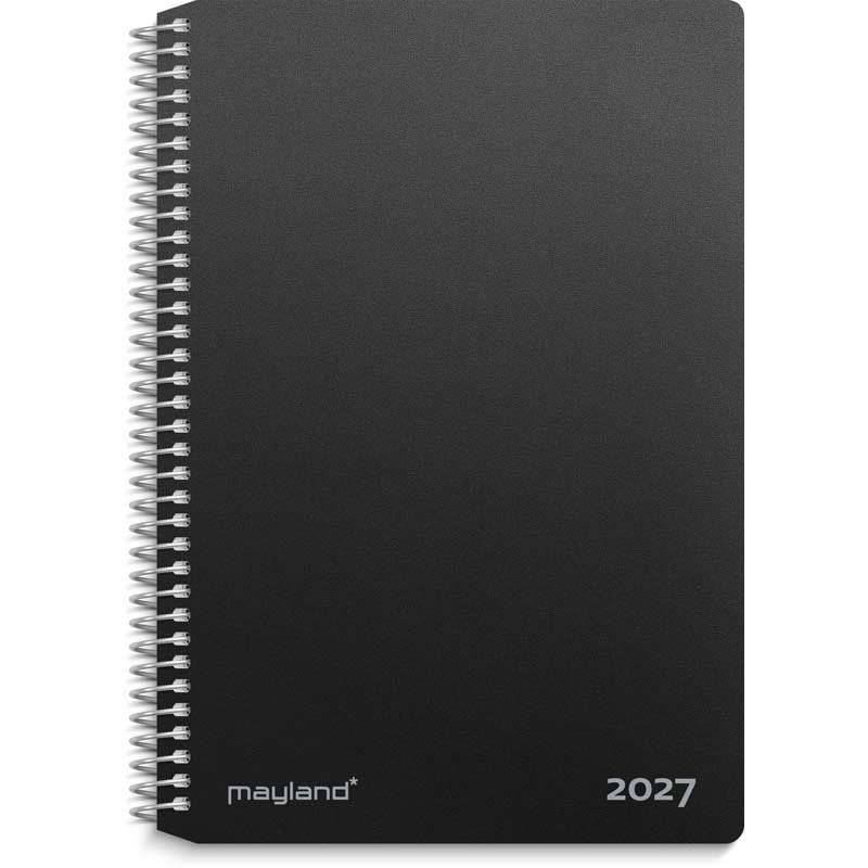 Dagskalender, Mayland, 2 days, 132x178mm &aring;r: 2027, sort,