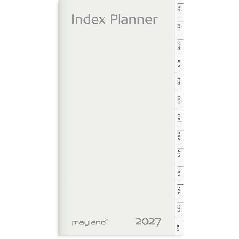 Refill, Mayland Index, 88x168mm &aring;r: 2027, Flerfarvet,