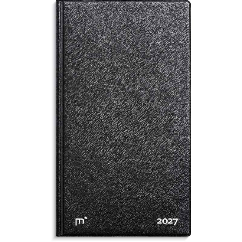 Week Planner, Mayland City Diplomat, 102 x173mm &aring;r: 2027, sort,