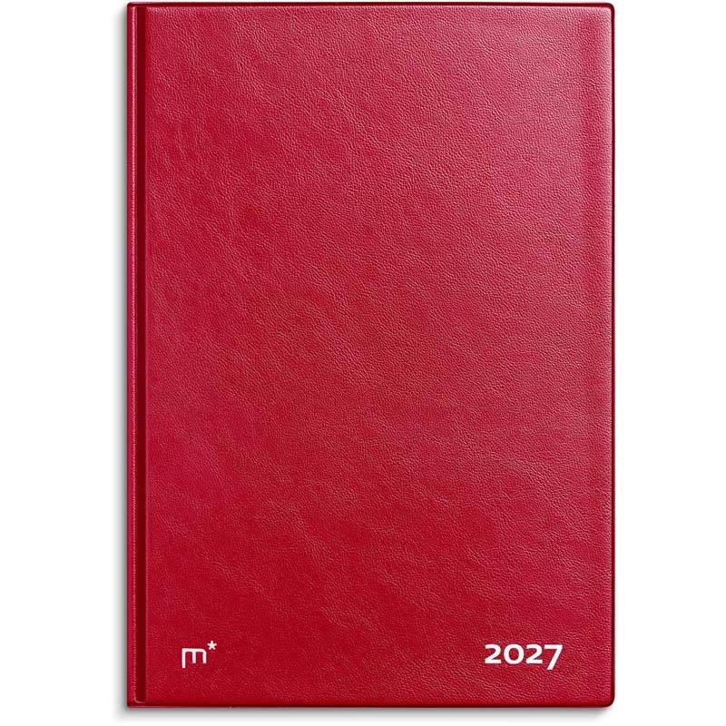 Ugekalender, Mayland City Diplomat, 177 x250mm &aring;r: 2027, r&oslash;d,