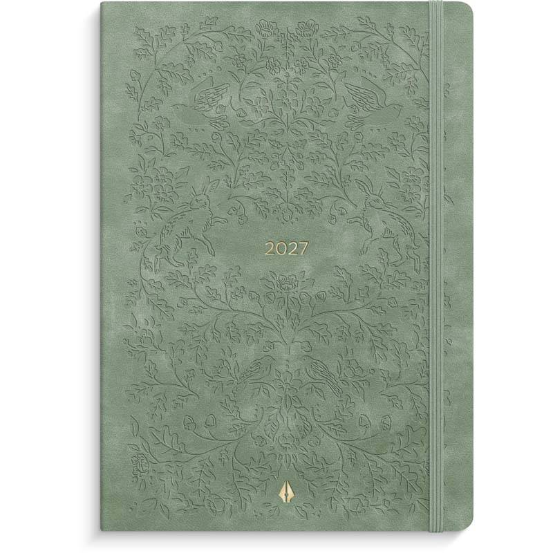 Ugekalender, Mayland Forma Deluxe, 150 x210mm &aring;r: 2027, gr&oslash;n,