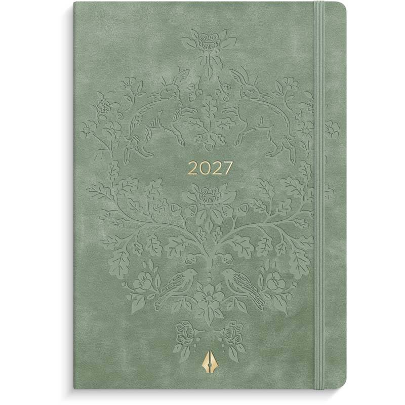 Ugekalender, Mayland Forma Deluxe, 105 x149mm &aring;r: 2027, gr&oslash;n,