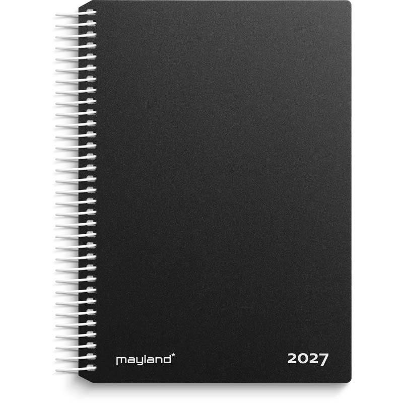 Dagskalender, Mayland Classic, 138x177mm &aring;r: 2027, sort,