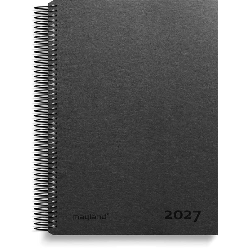 Timekalender, Mayland Classic, 190x242mm &aring;r: 2027, sort,