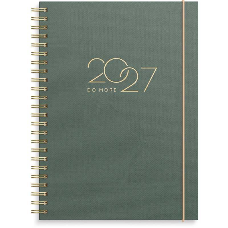 Livsstilskalender, Mayland Life Planner Do More, 164x214mm &aring;r: 2027, gr&oslash;n,
