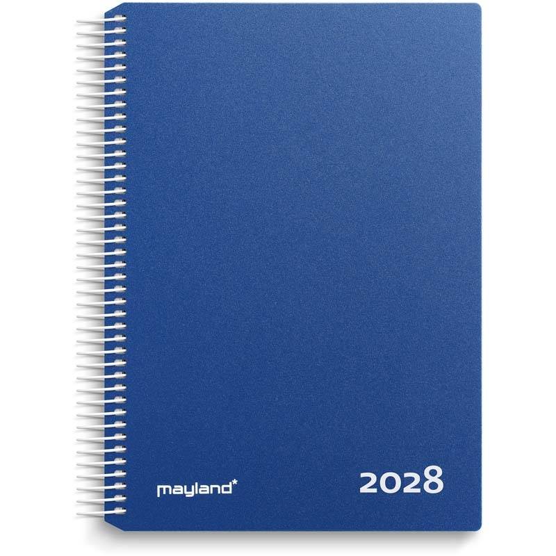 Timekalender, Mayland Classic, 190x242mm &aring;r: 2028, bl&aring;,