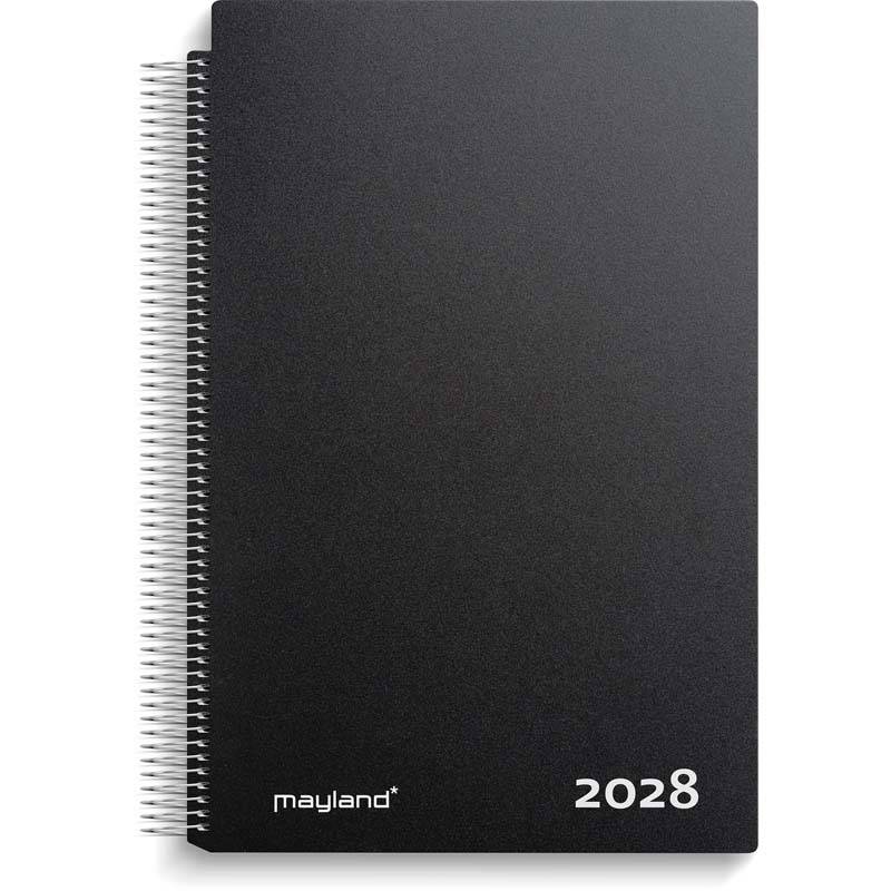 Dagskalender, Mayland Classic, 236x323mm &aring;r: 2028, sort,