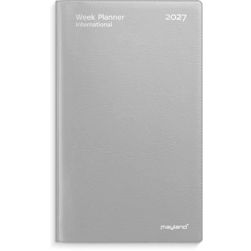 Week Planner, Mayland, 100x175mm &aring;r: 2027, sort,