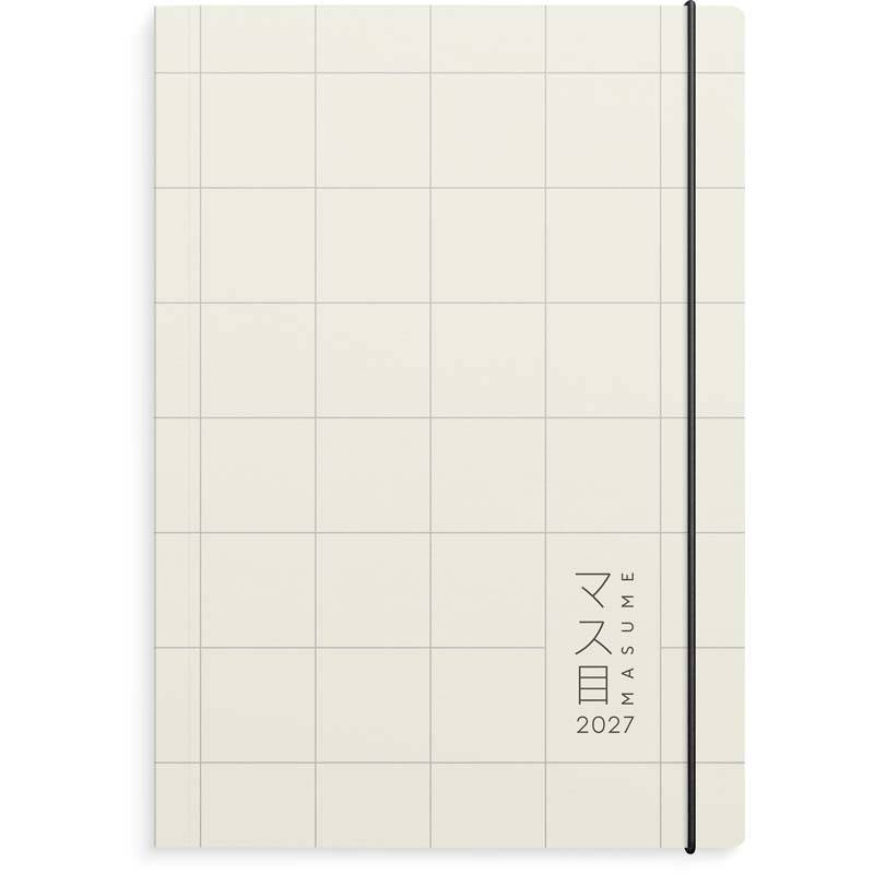 Livsstilskalender, Mayland Life Planner 148x214mm &aring;r: 2027, beige,