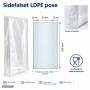 Norlip Plastikpose LDPE klar sidef. 90/25x230x0,025mm 1000stk/kar
