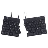 R-Go Split Break Ergonomic Keyboard (Nordic), wired, Black