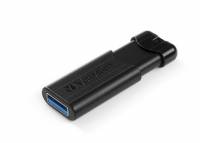 USB 3.2 Pinstripe Drive 256GB, Black
