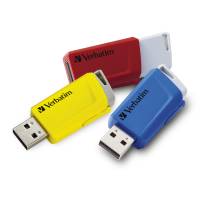 Store ´N´ Click USB Drive 16GB (3-pack) Red/Blue/Yellow