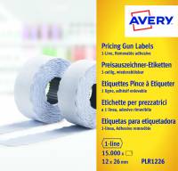 Labels 26x12 G1 White 10-rolls